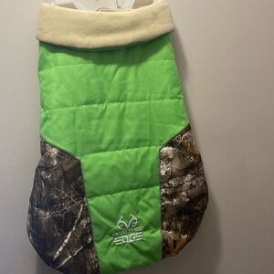 Realtree Sherpa dog jacket size Large
